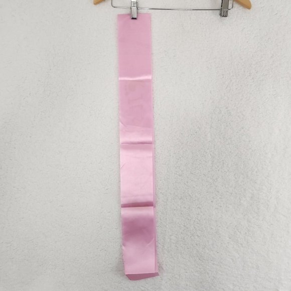 It's A Girl Maternity Sash Baby Shower Mother To Be Pink Gold - Picture 4 of 4
